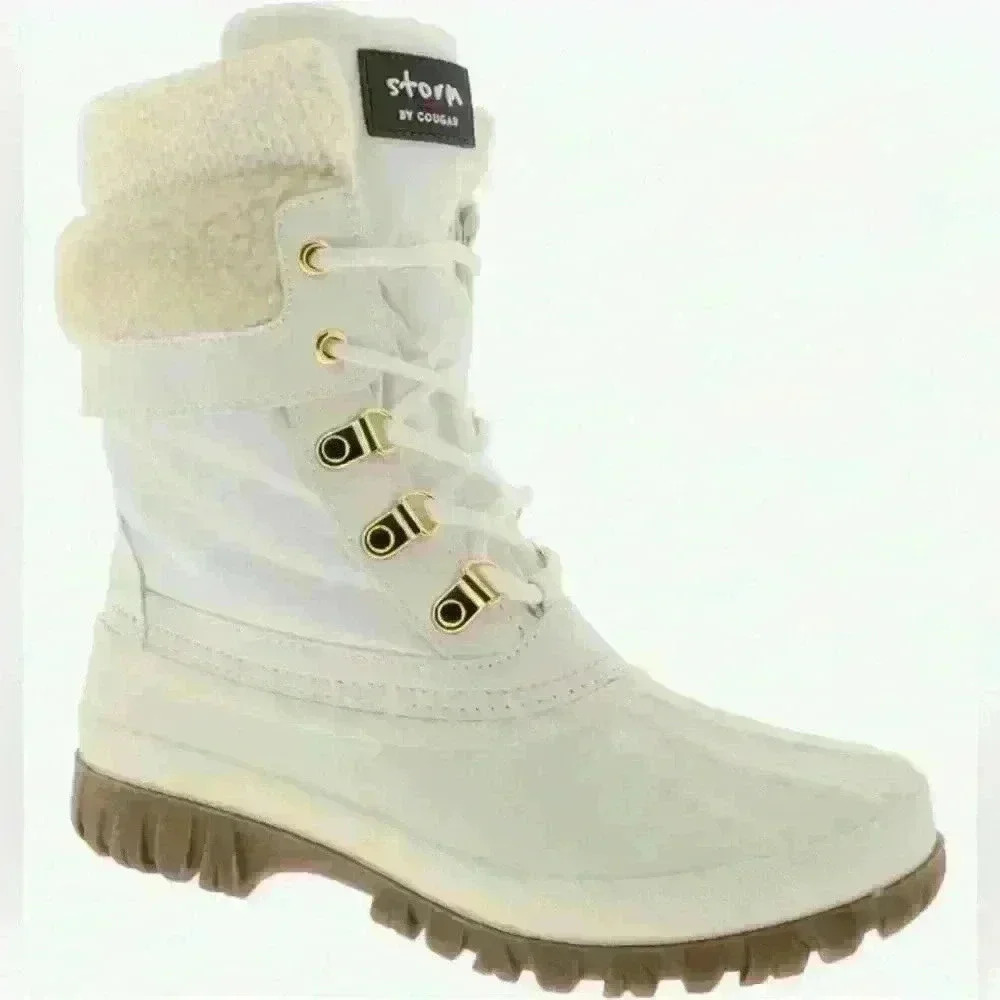NWT Storm By Cougar White rain boots